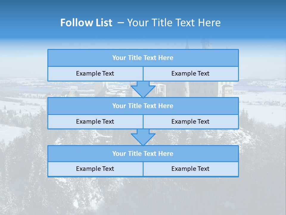 Snow Destination Legend PowerPoint Template