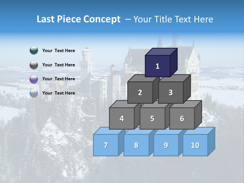 Snow Destination Legend PowerPoint Template