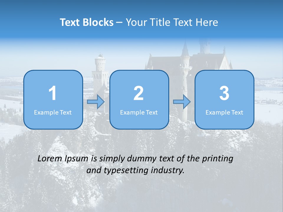 Snow Destination Legend PowerPoint Template