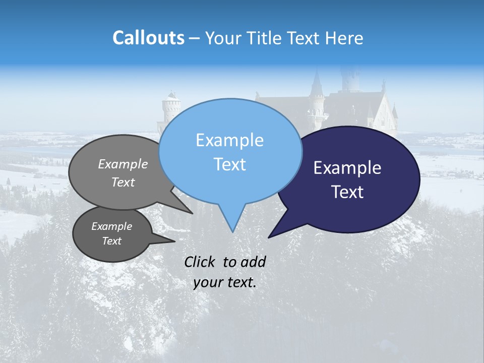 Snow Destination Legend PowerPoint Template