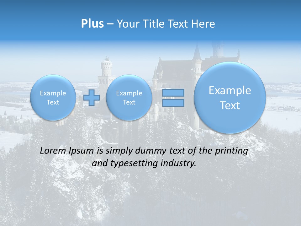 Snow Destination Legend PowerPoint Template