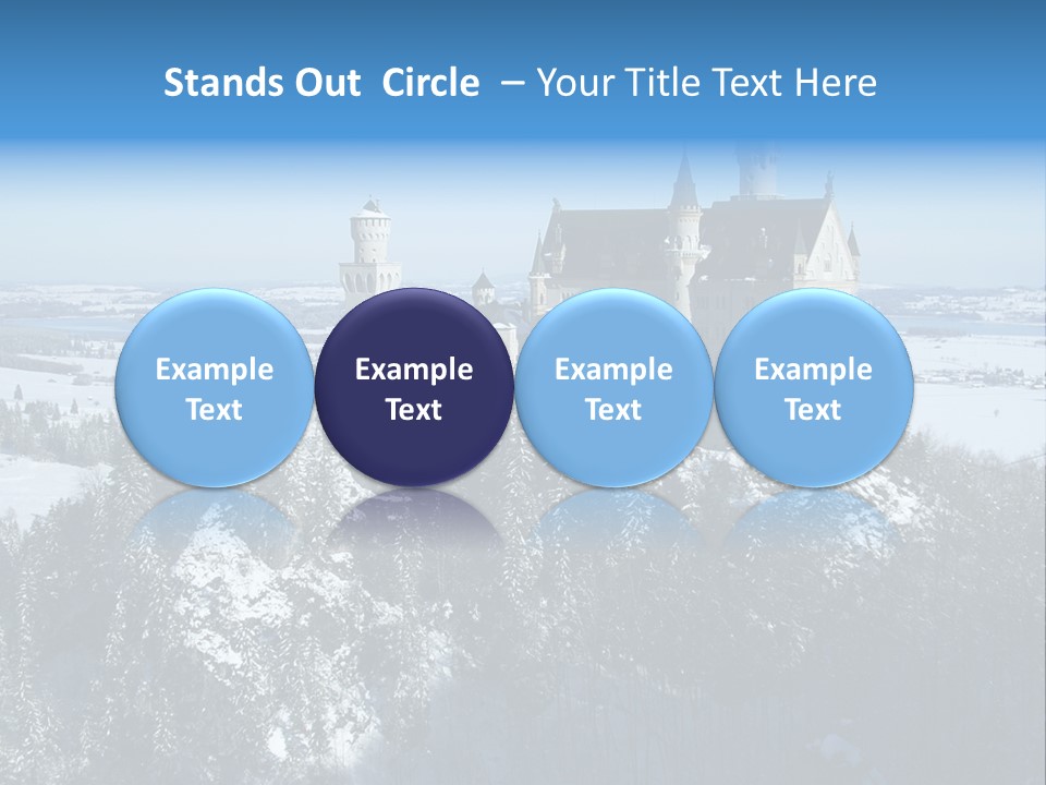 Snow Destination Legend PowerPoint Template