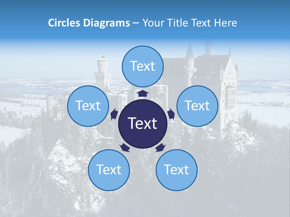 Snow Destination Legend PowerPoint Template