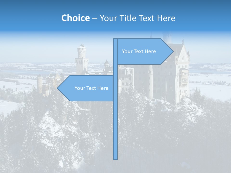 Snow Destination Legend PowerPoint Template