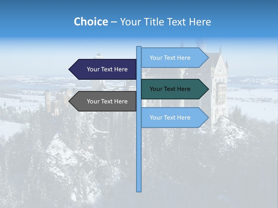 Snow Destination Legend PowerPoint Template