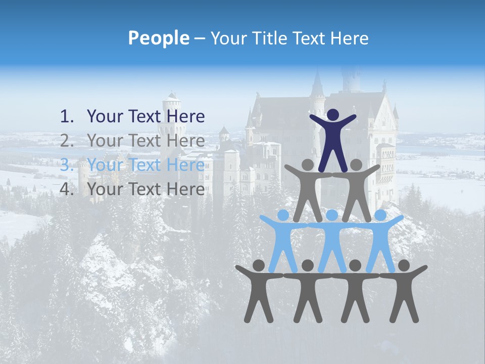 Snow Destination Legend PowerPoint Template