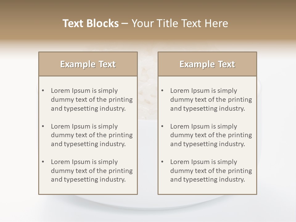Steamed Long Cut PowerPoint Template
