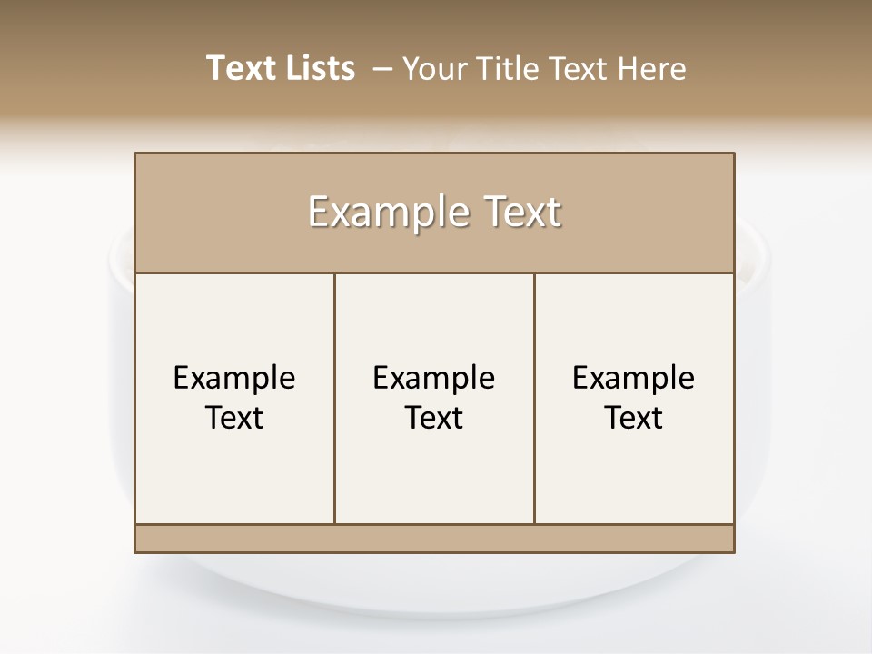 Steamed Long Cut PowerPoint Template