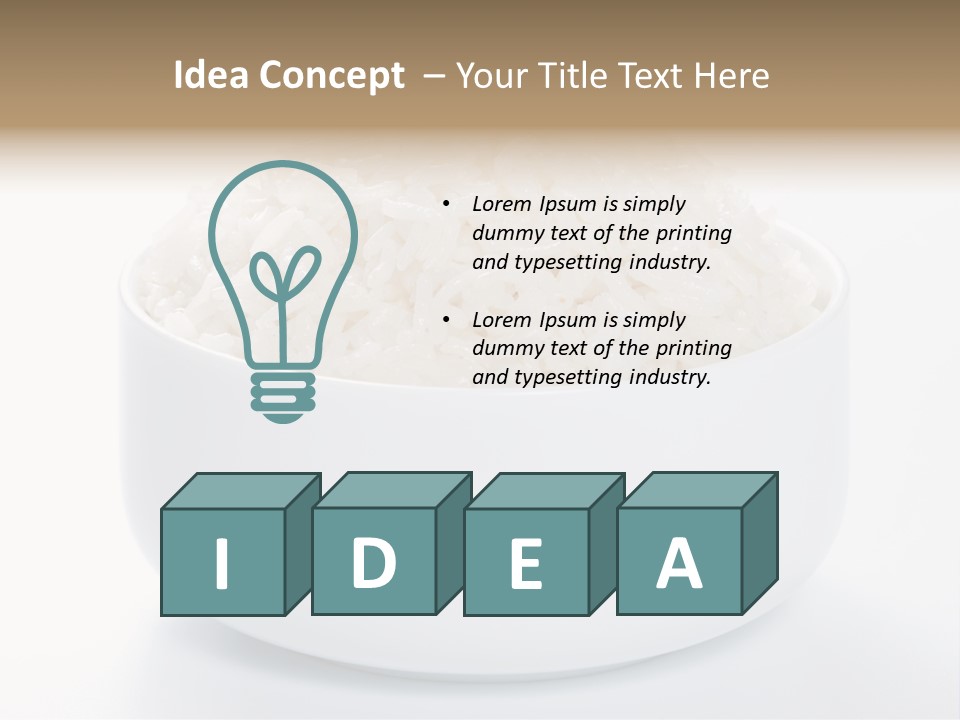 Steamed Long Cut PowerPoint Template