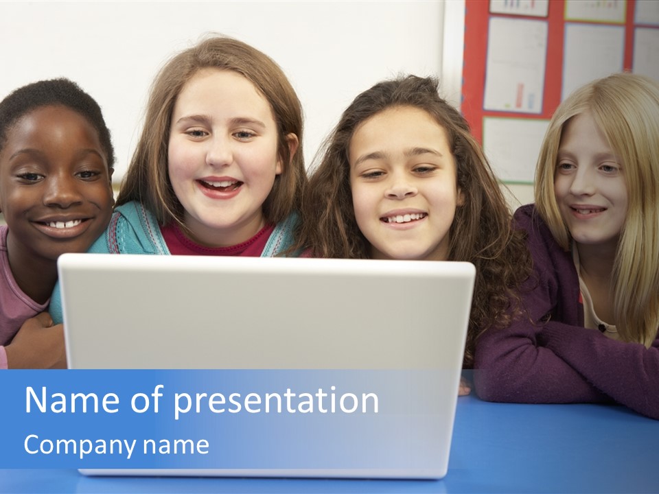 Primary Education Listening Pupil PowerPoint Template