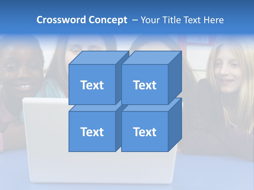 Primary Education Listening Pupil PowerPoint Template