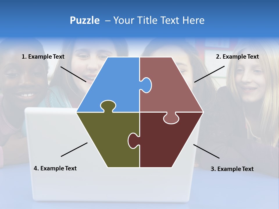 Primary Education Listening Pupil PowerPoint Template