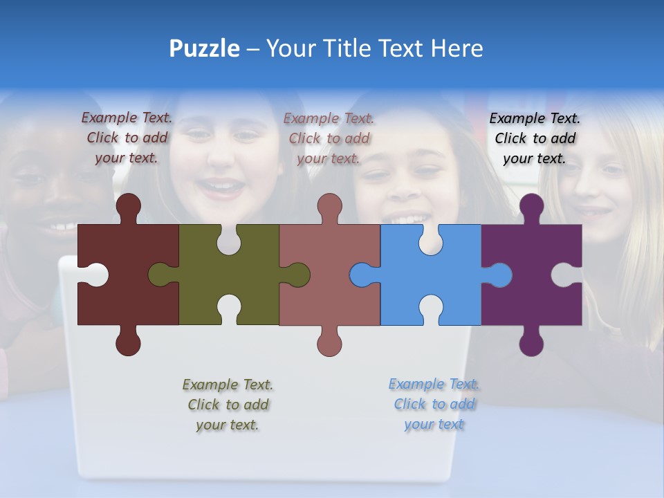 Primary Education Listening Pupil PowerPoint Template