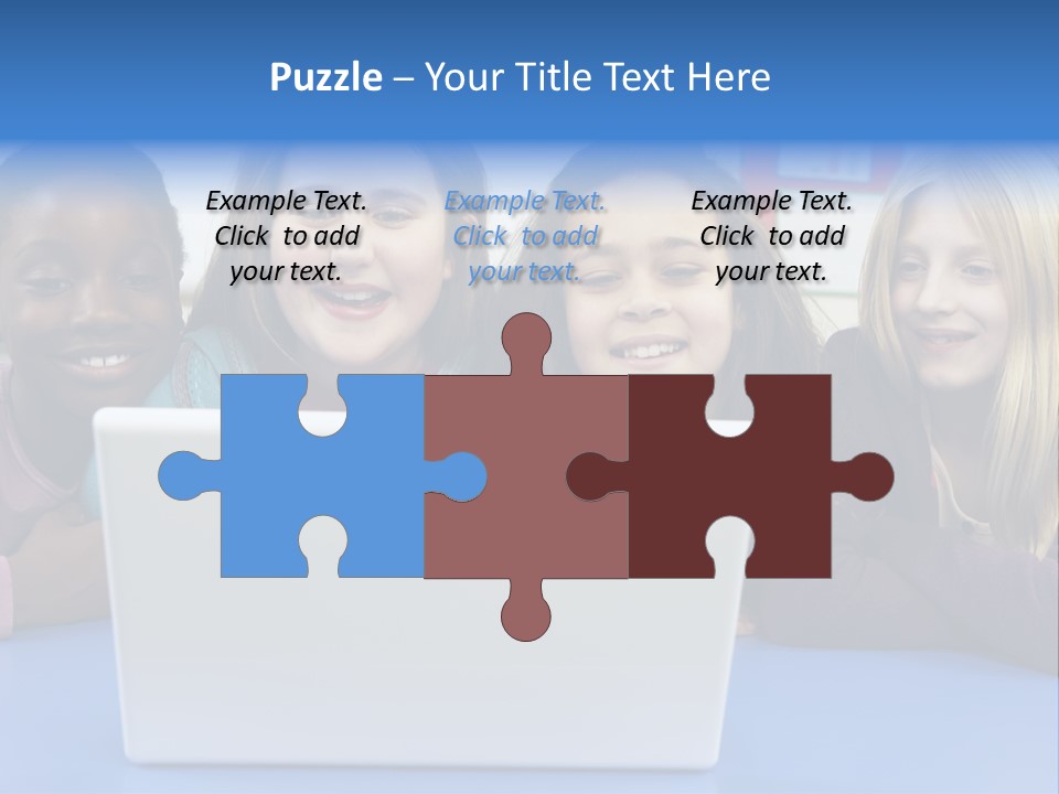 Primary Education Listening Pupil PowerPoint Template