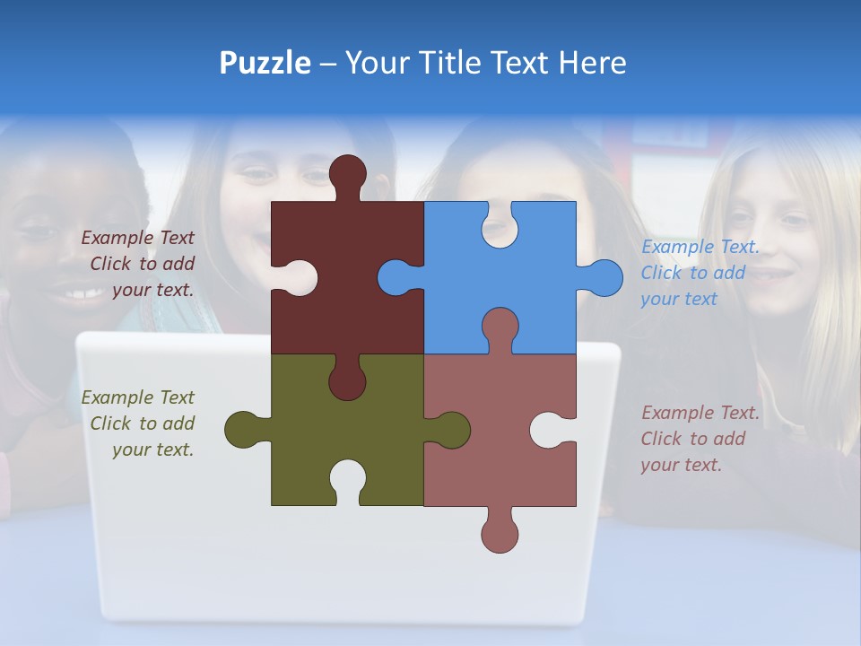 Primary Education Listening Pupil PowerPoint Template