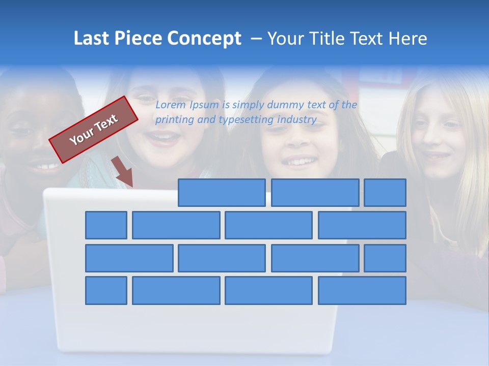 Primary Education Listening Pupil PowerPoint Template