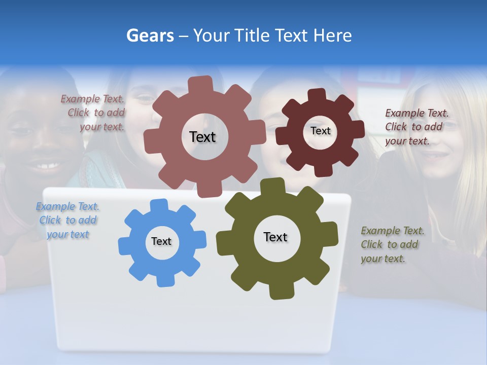 Primary Education Listening Pupil PowerPoint Template