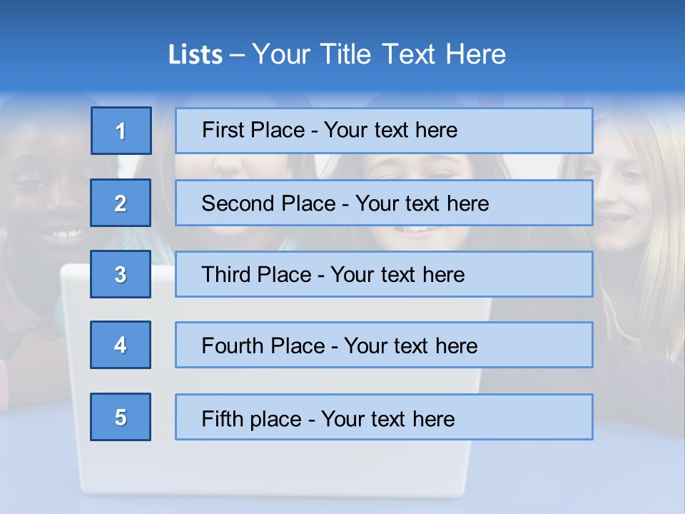 Primary Education Listening Pupil PowerPoint Template