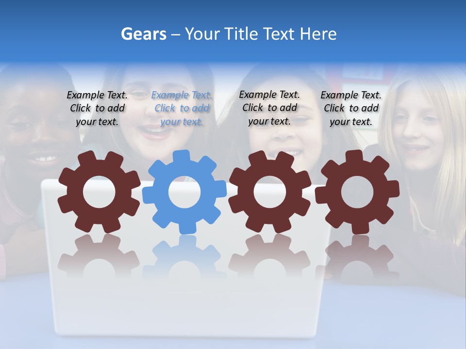 Primary Education Listening Pupil PowerPoint Template