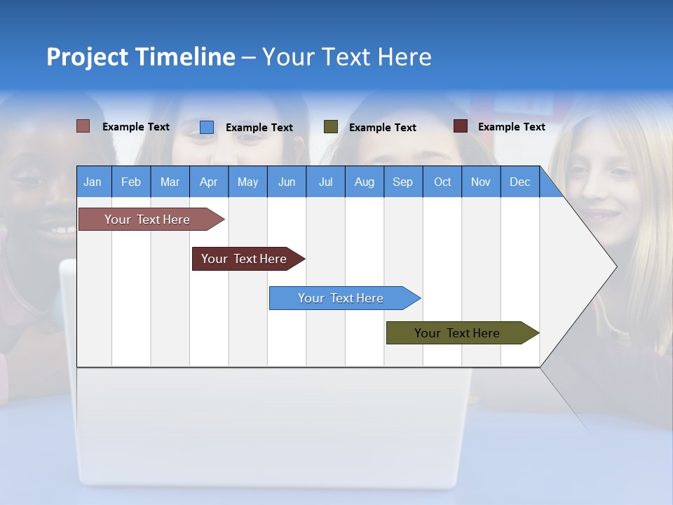 Primary Education Listening Pupil PowerPoint Template