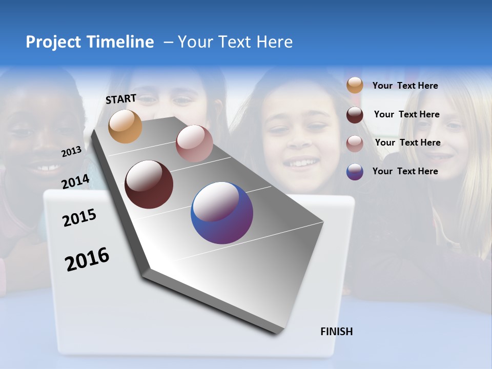 Primary Education Listening Pupil PowerPoint Template