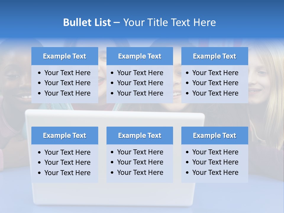 Primary Education Listening Pupil PowerPoint Template