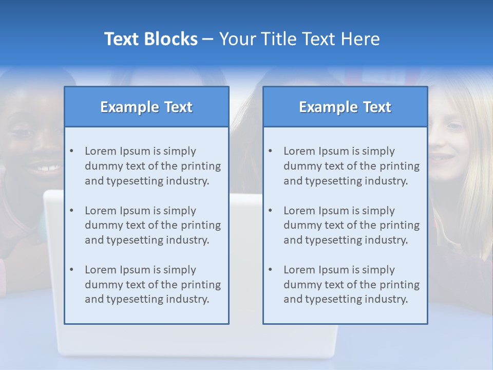 Primary Education Listening Pupil PowerPoint Template