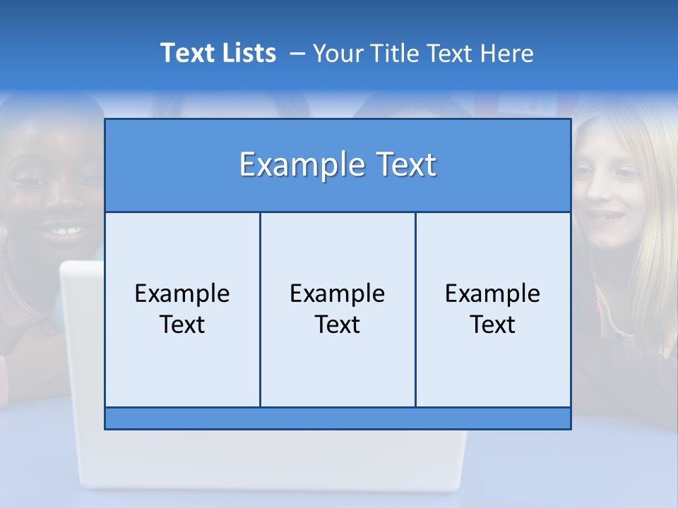 Primary Education Listening Pupil PowerPoint Template