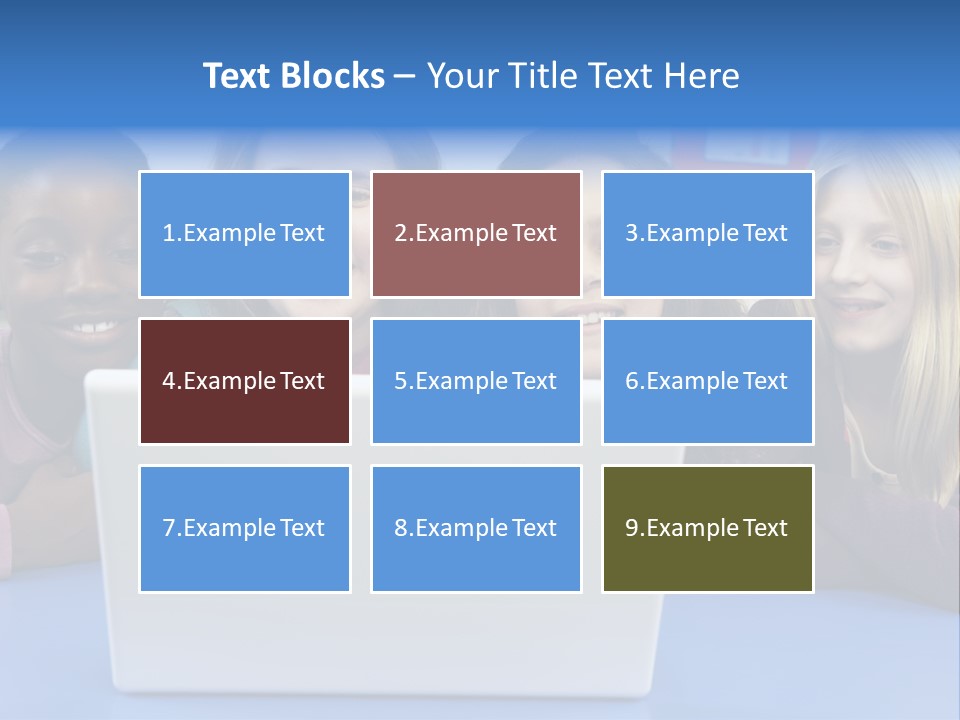 Primary Education Listening Pupil PowerPoint Template