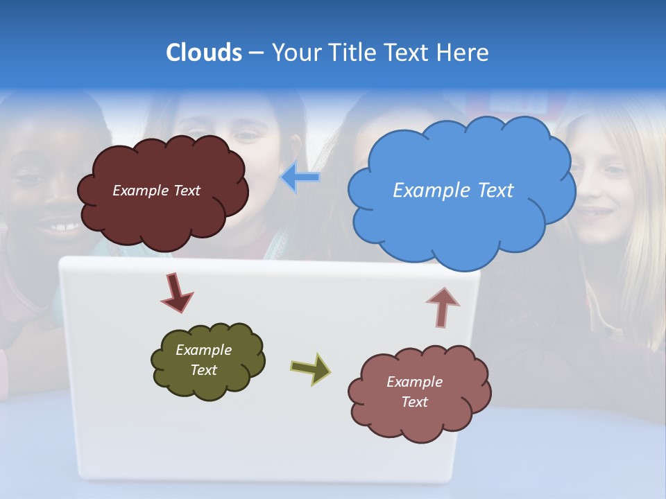 Primary Education Listening Pupil PowerPoint Template