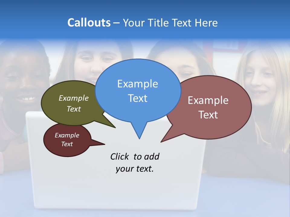 Primary Education Listening Pupil PowerPoint Template