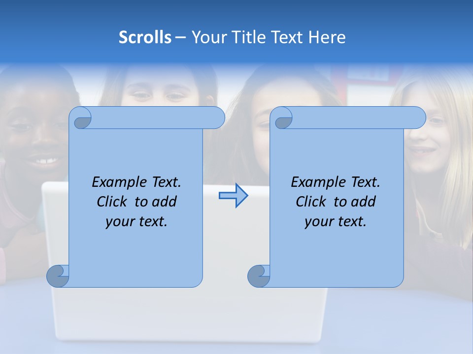 Primary Education Listening Pupil PowerPoint Template
