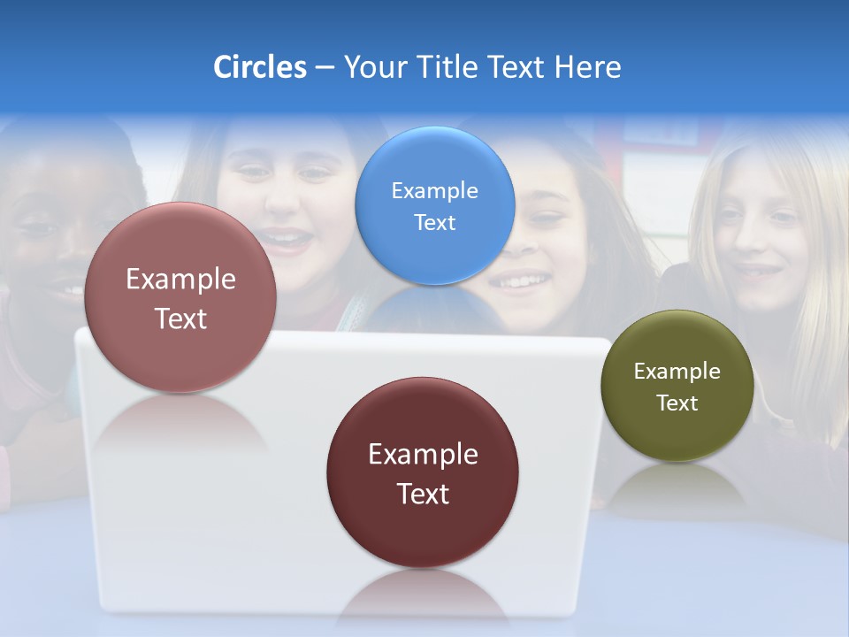 Primary Education Listening Pupil PowerPoint Template