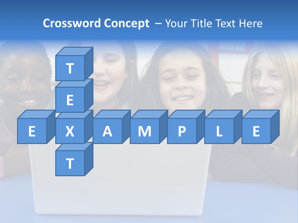 Primary Education Listening Pupil PowerPoint Template