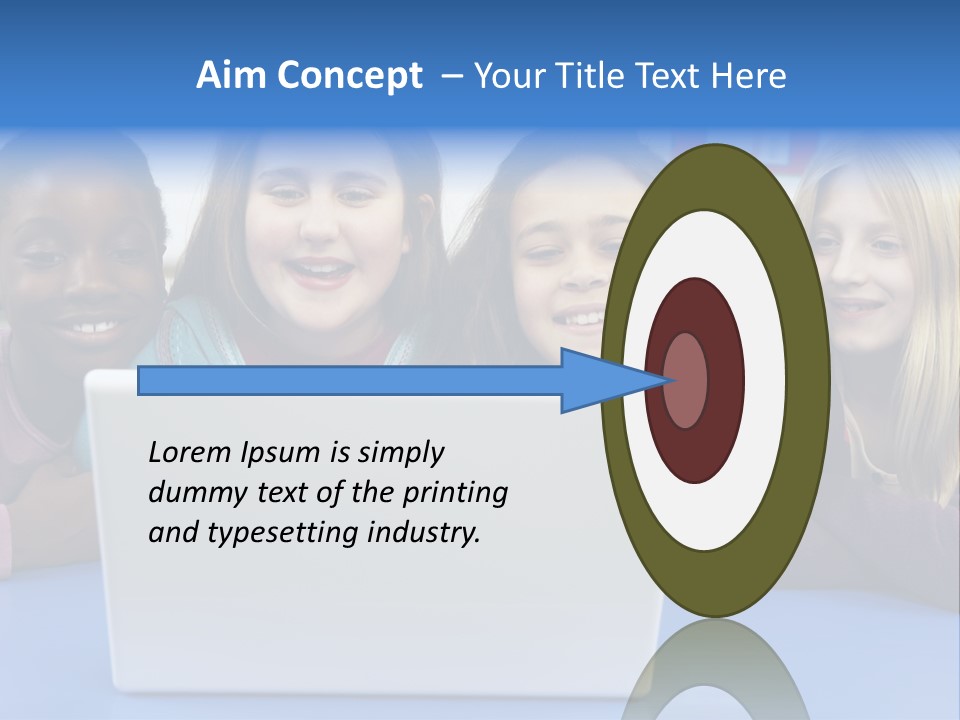 Primary Education Listening Pupil PowerPoint Template
