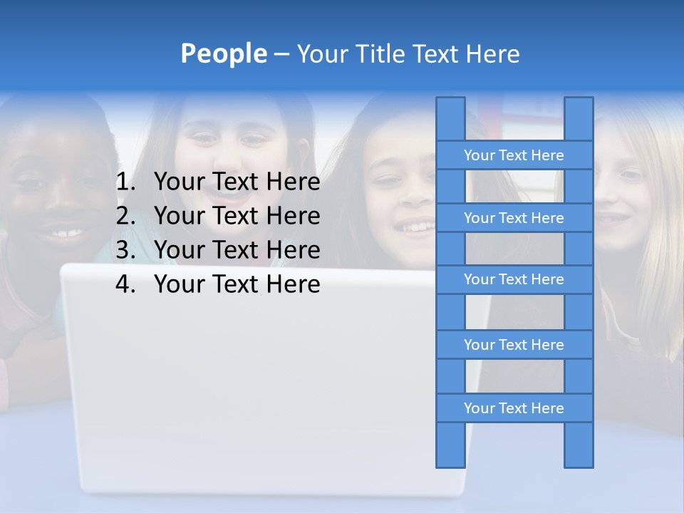Primary Education Listening Pupil PowerPoint Template