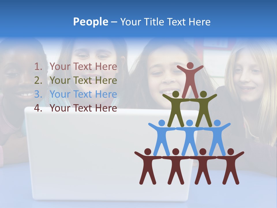 Primary Education Listening Pupil PowerPoint Template