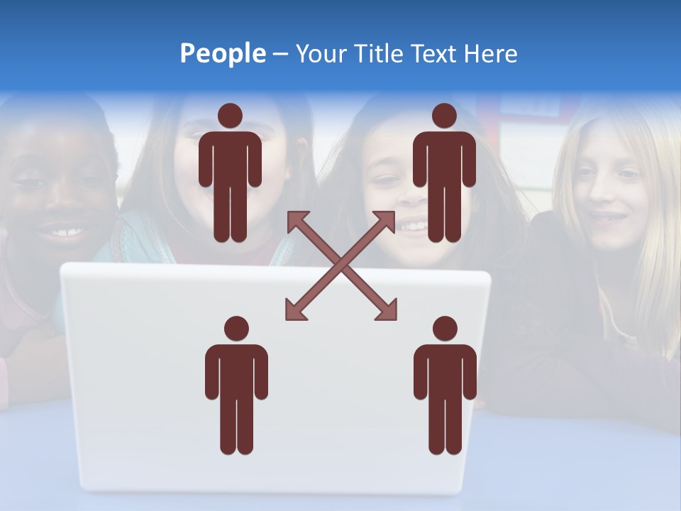 Primary Education Listening Pupil PowerPoint Template