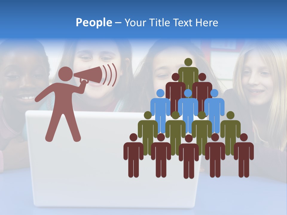 Primary Education Listening Pupil PowerPoint Template