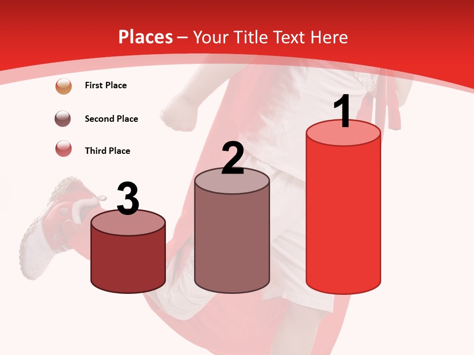 Child Girl Costume PowerPoint Template