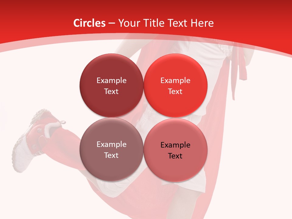 Child Girl Costume PowerPoint Template