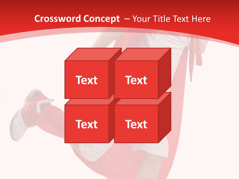 Child Girl Costume PowerPoint Template