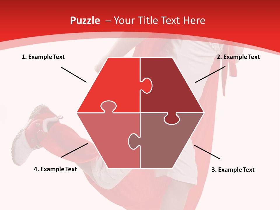 Child Girl Costume PowerPoint Template