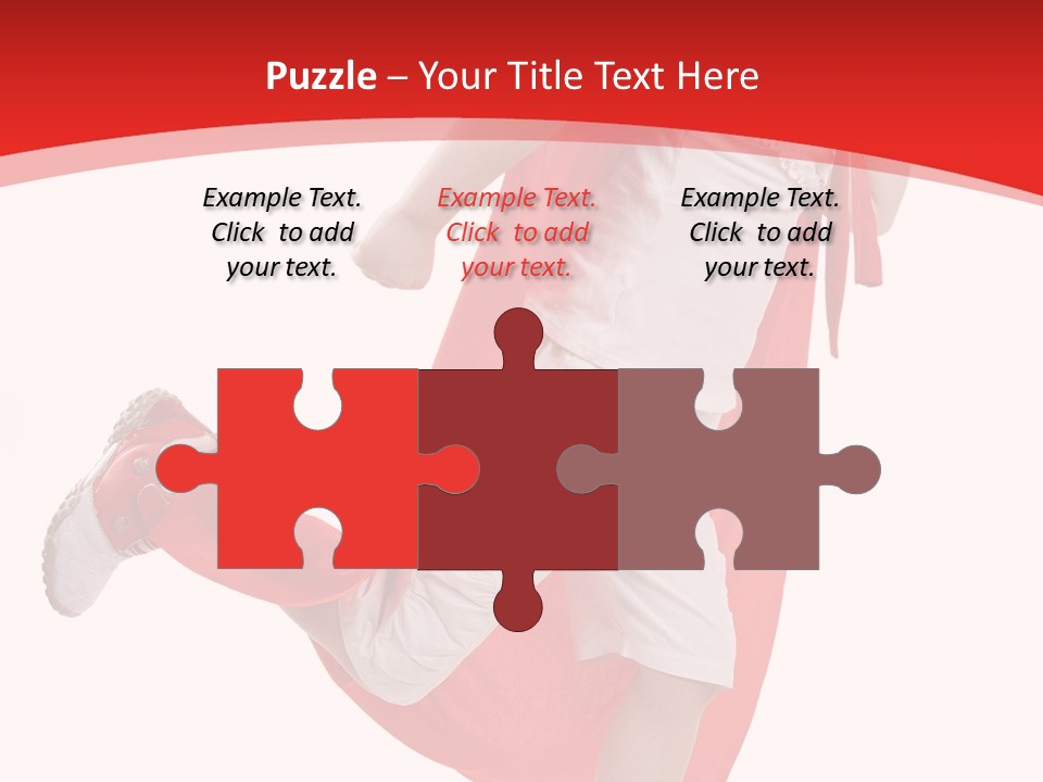 Child Girl Costume PowerPoint Template