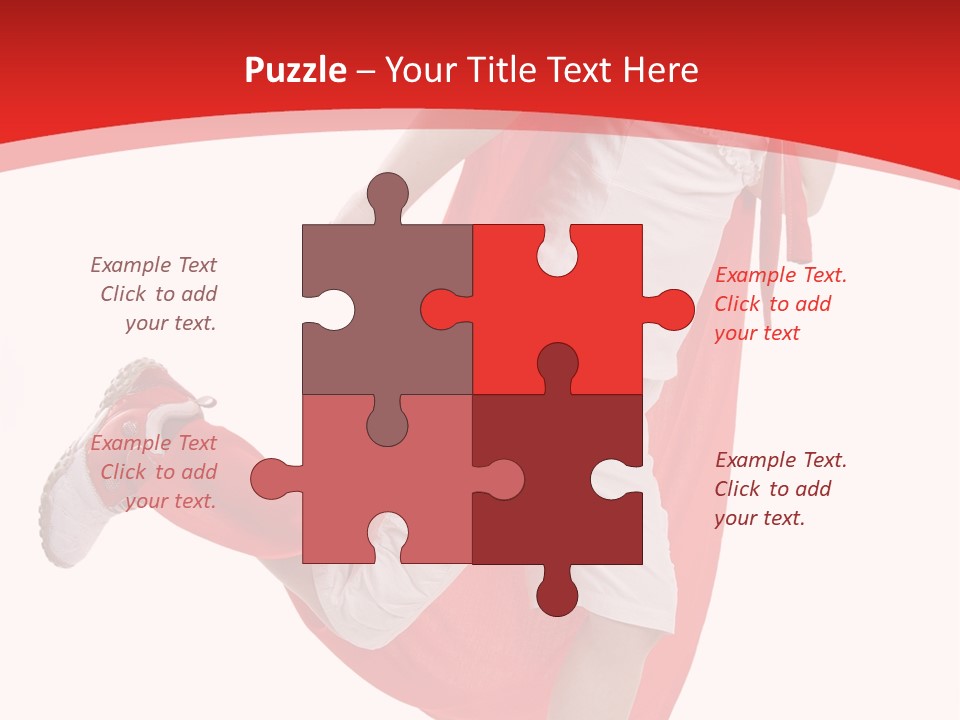 Child Girl Costume PowerPoint Template