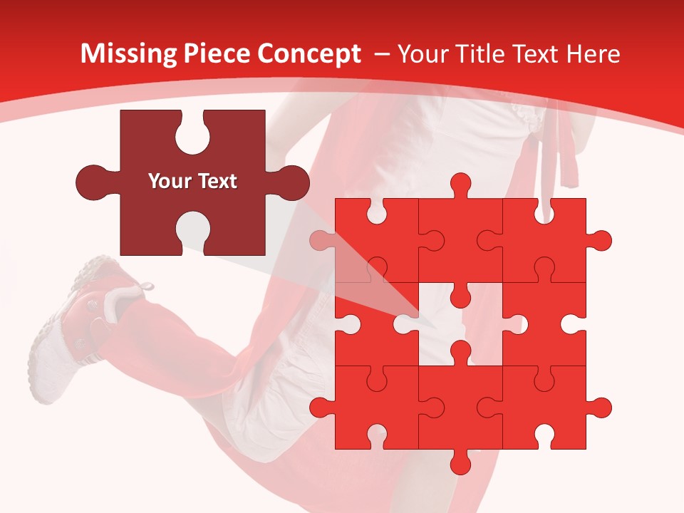 Child Girl Costume PowerPoint Template