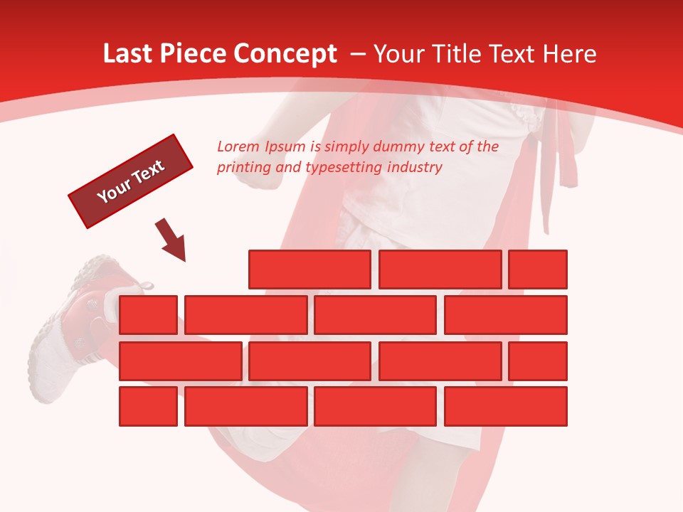 Child Girl Costume PowerPoint Template