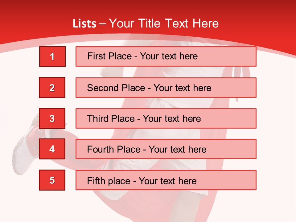 Child Girl Costume PowerPoint Template