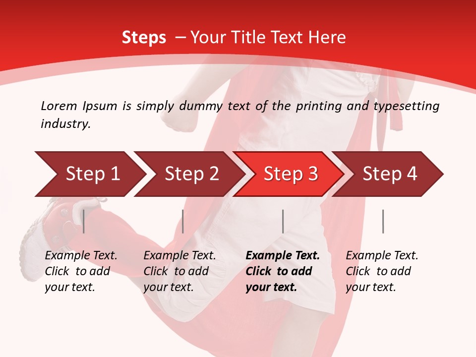 Child Girl Costume PowerPoint Template