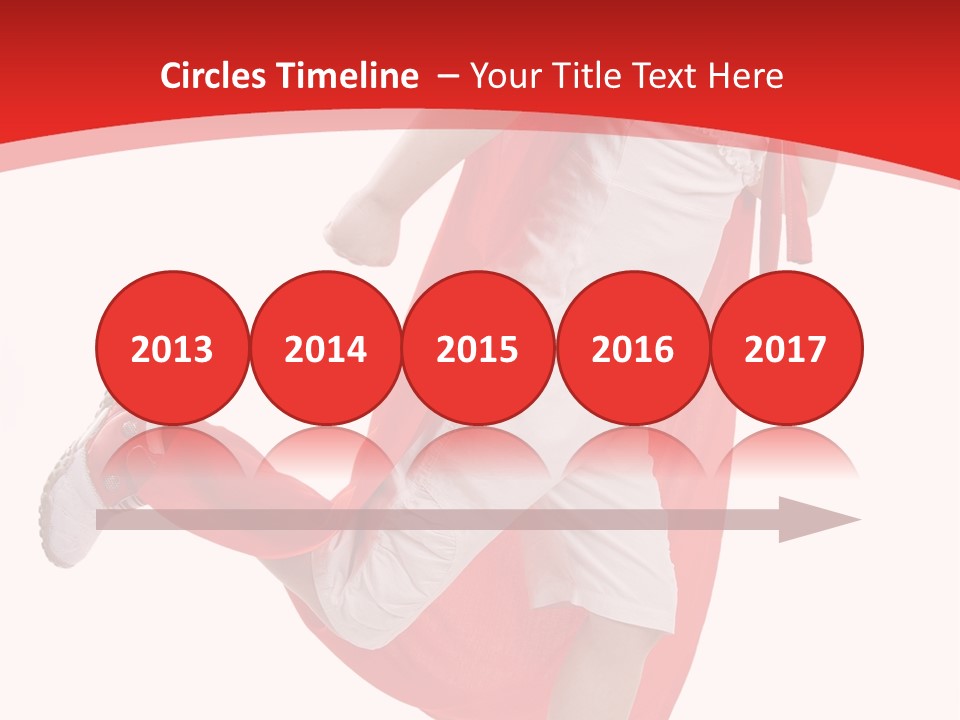 Child Girl Costume PowerPoint Template